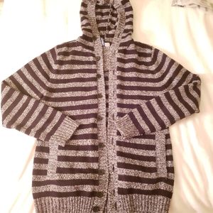 Mens or Unisex button front cardigan